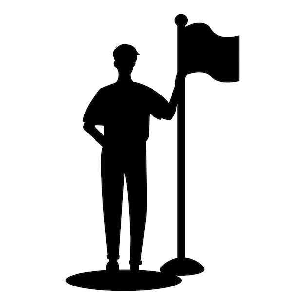 Ilustração da silhueta das pessoas