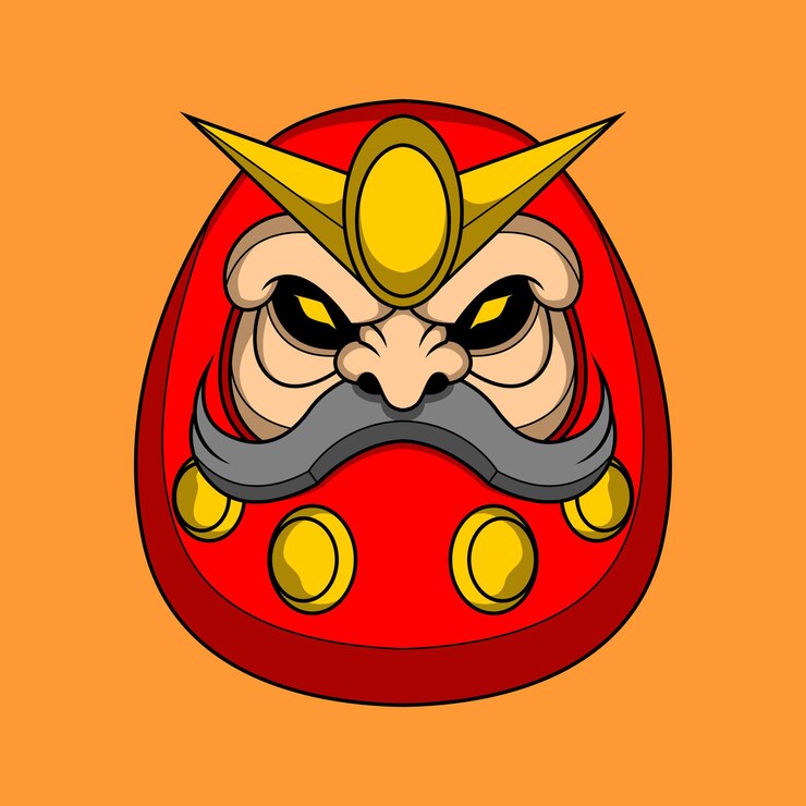 Vetor ilustração daruma
