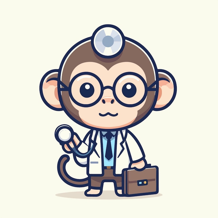 Vetor ilustração de animais médicos vetores