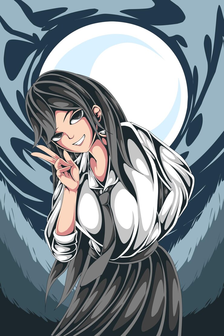 Vetor ilustração de anime de trabalhador