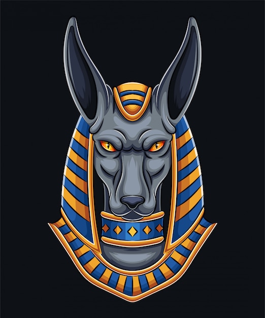 ilustração de anubis