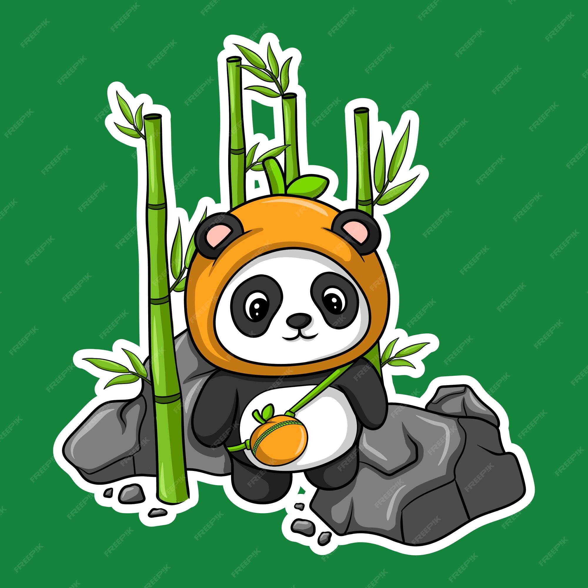 Design PNG E SVG De Personagem De Panda Bonito Para Camisetas