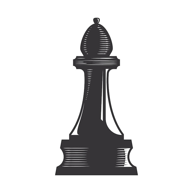 xadrez peças plano monocromático isolado vetor objeto. torre e bispo  figuras. jogando xadrez. editável Preto e branco linha arte desenho.  simples esboço local ilustração para rede gráfico Projeto 28135798 Vetor no  Vecteezy