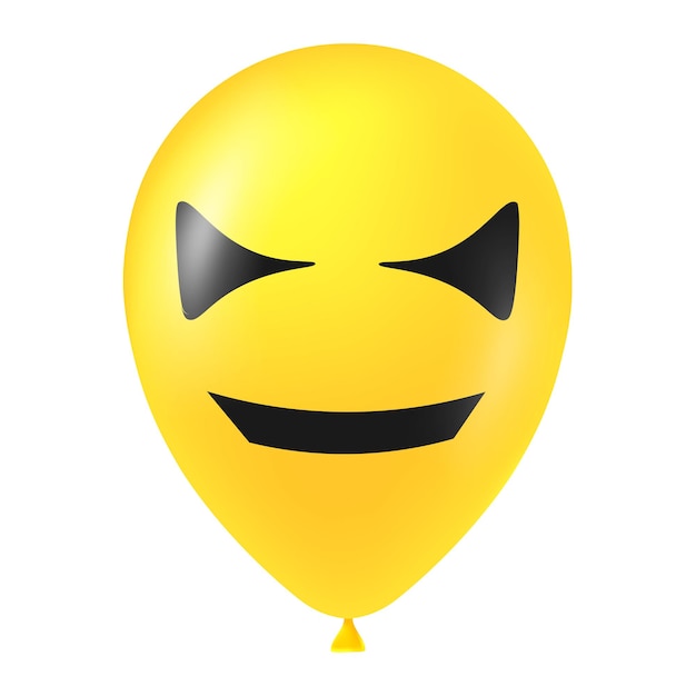 Cara Assustadora Dia Das Bruxas Grande Tamanho Sorriso Emoji Amarelo  vetor(es) de stock de ©Eugene_B-sov 670229476