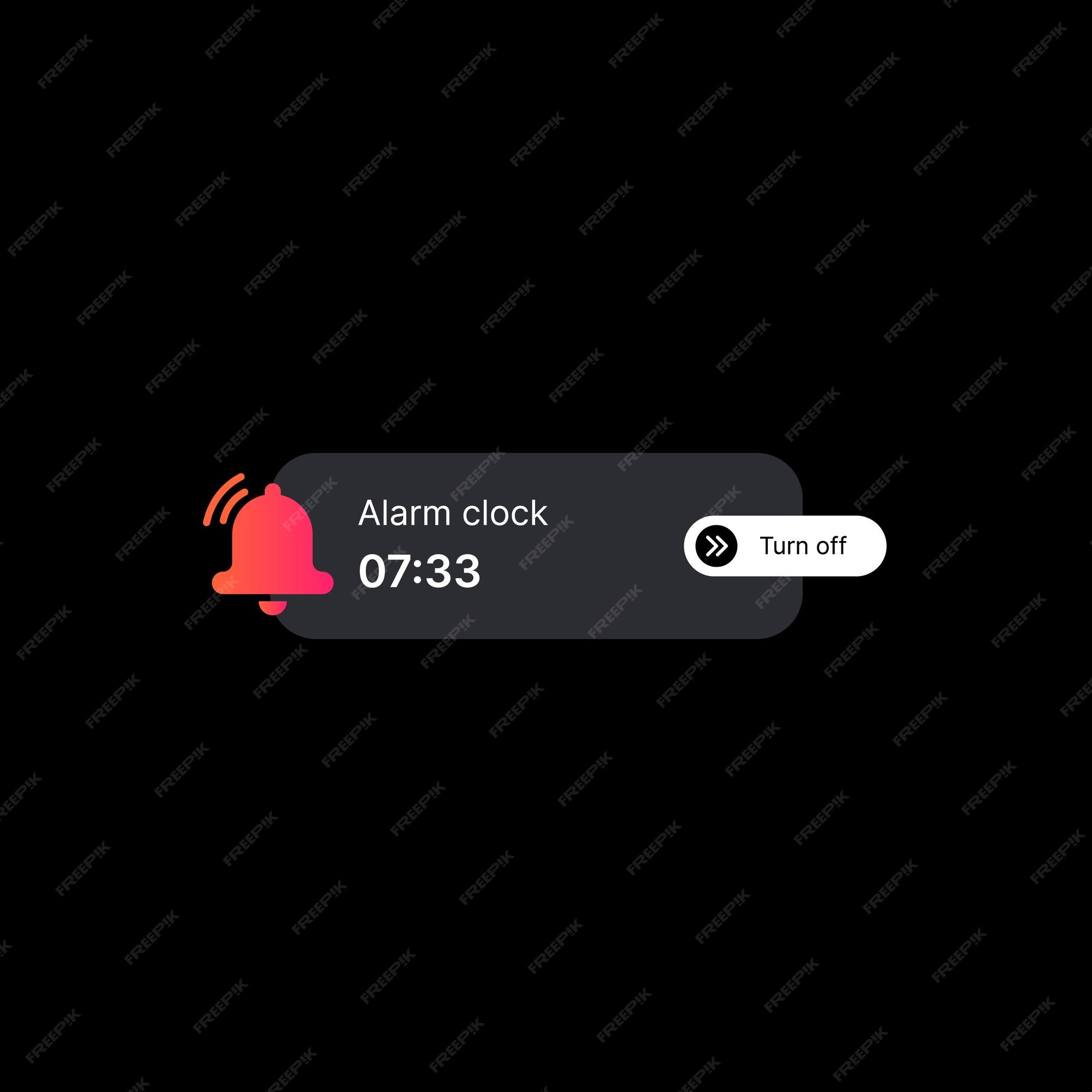 ícone do app despertador digital. interface de usuário ui ux