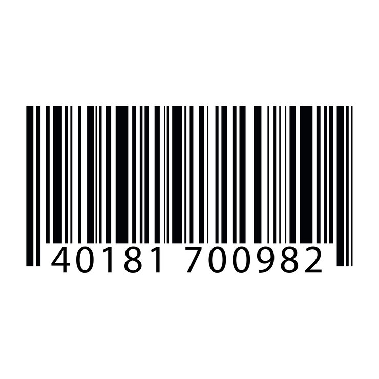 Vetor ilustração, de, barcode