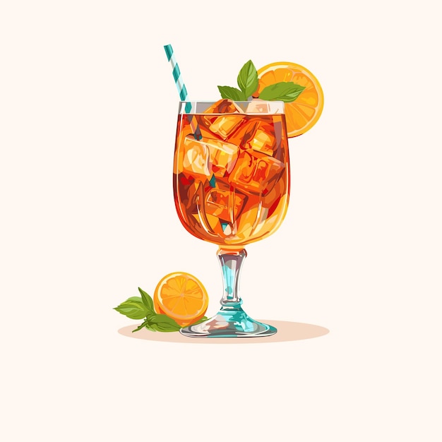 ilustração de bebida gelada