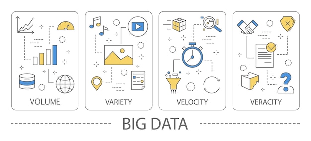 Ilustração de big data.