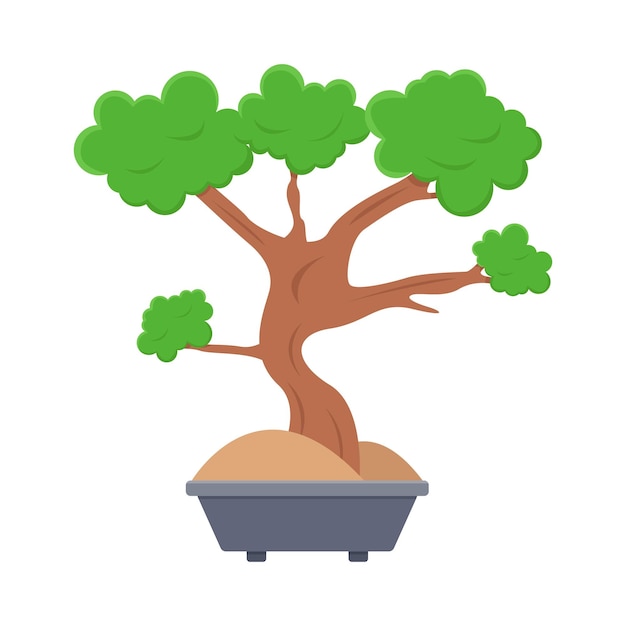 Ilustração de bonsai