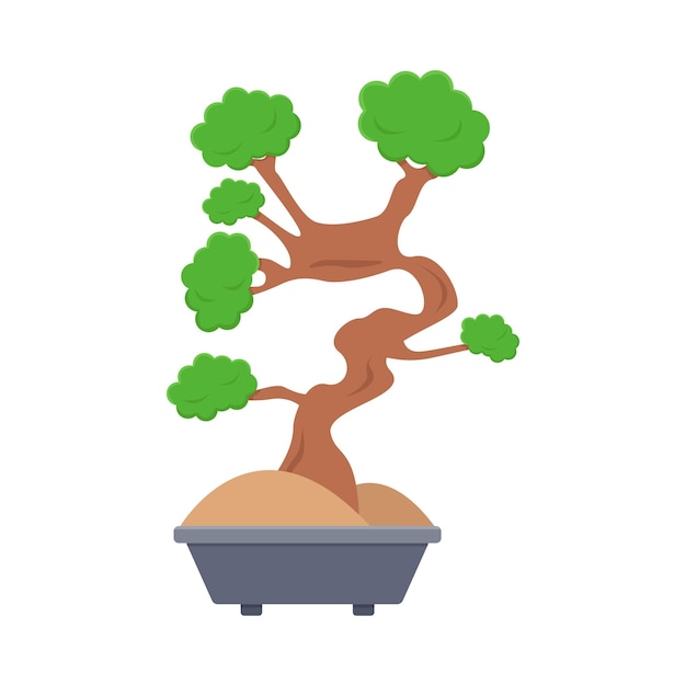 Ilustração de bonsai