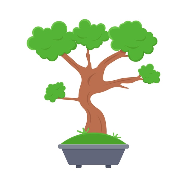 Ilustração de bonsai