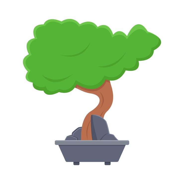 Vetor ilustração de bonsai