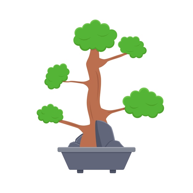 Ilustração de bonsai