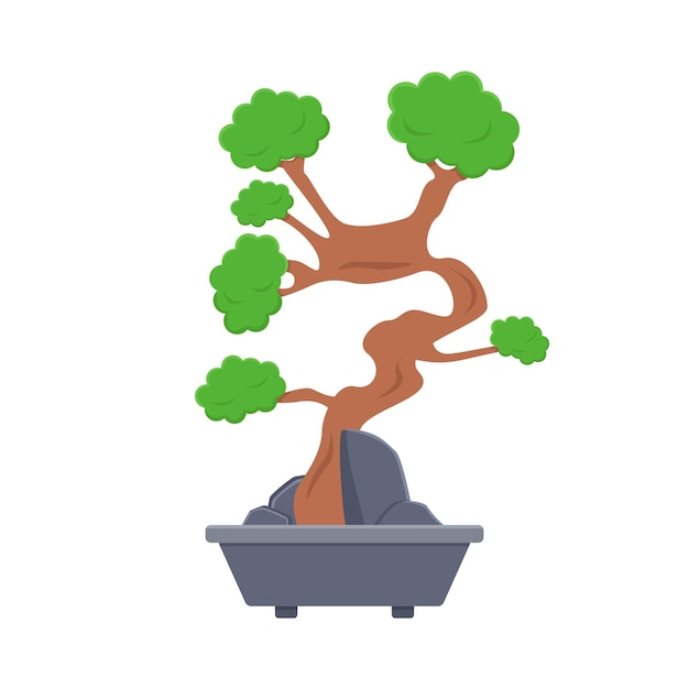 Ilustração de bonsai