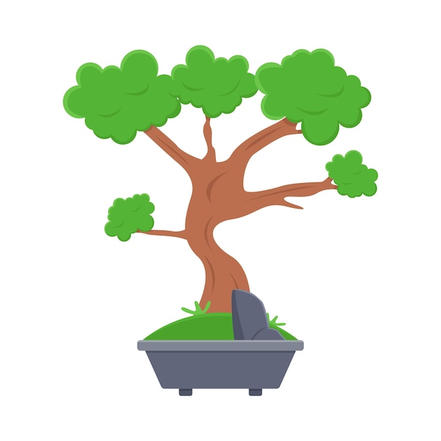 Ilustração de bonsai