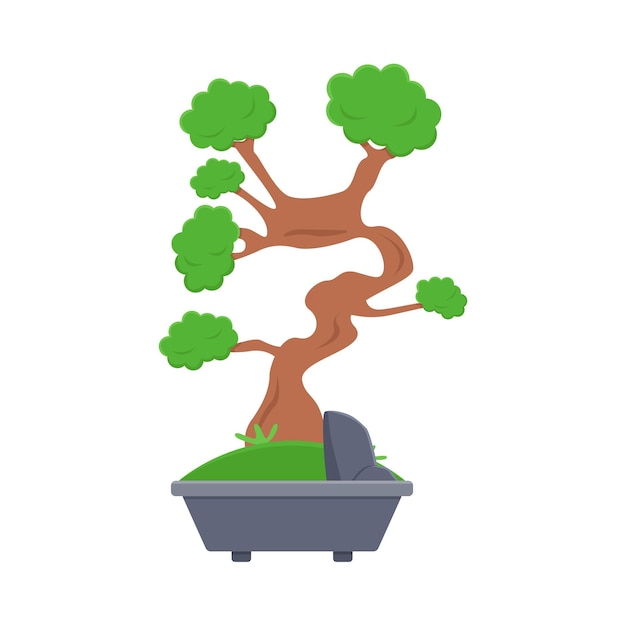Ilustração de bonsai