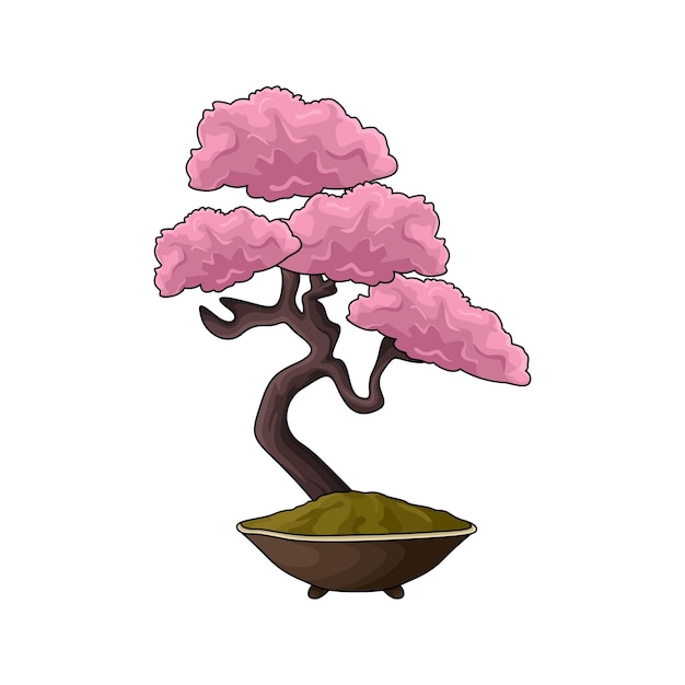 Vetor ilustração de bonsai