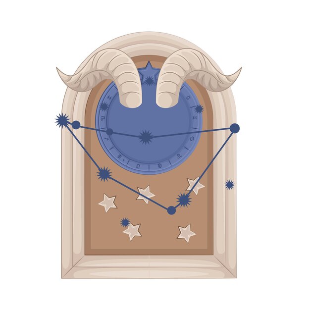 Ilustração de capricórnio
