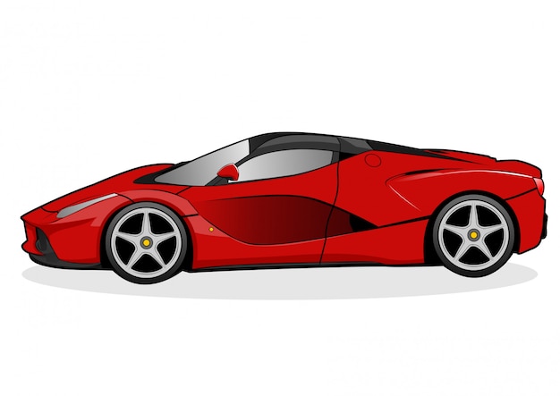 Vetor ilustração de carro esporte