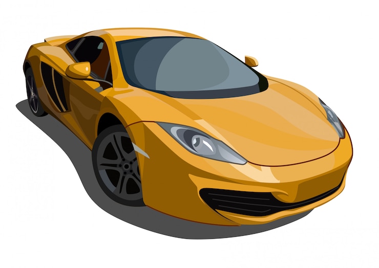 Vetor ilustração de carro esporte