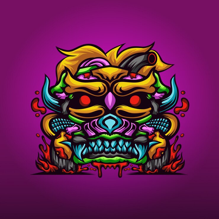 Vetor ilustração de carro zumbi