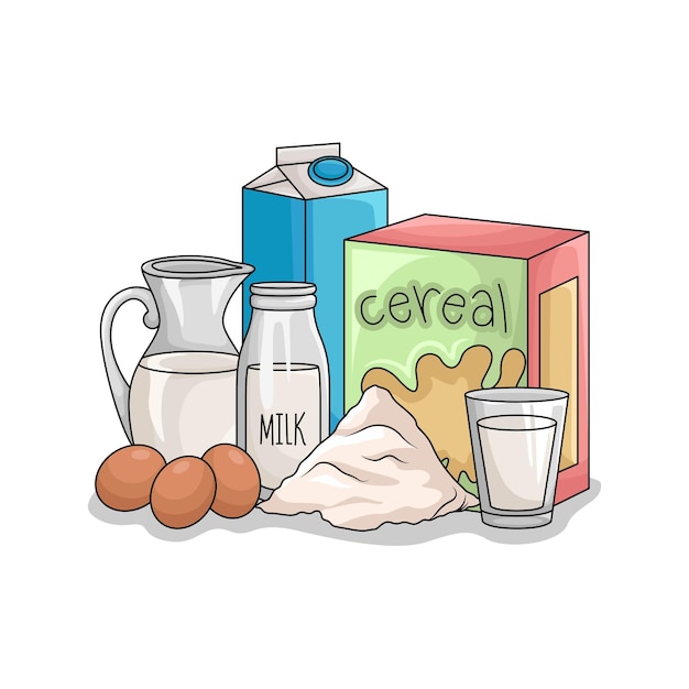 Ilustração de cereal