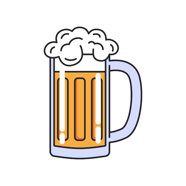 Ilustração de cerveja