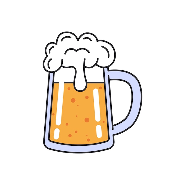 Ilustração de cerveja