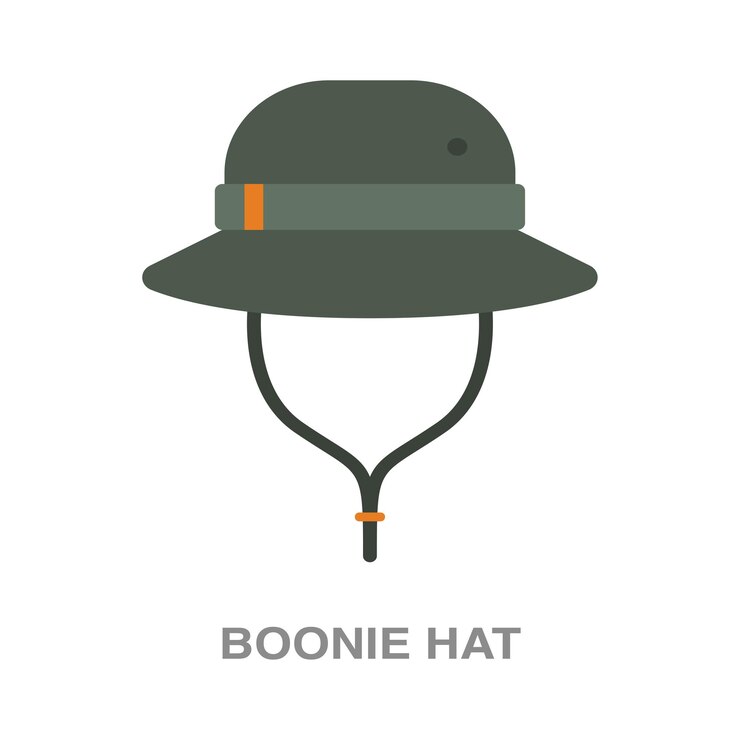 Vetor ilustração de chapéu boonie em fundo transparente