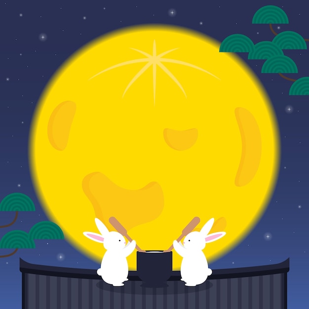 Ilustração de chuseok