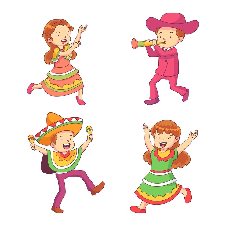 Ilustração de Cinco de Mayo Kid