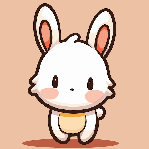 COMO DESENHAR UM COELHO KAWAII FÁCIL 🐇 