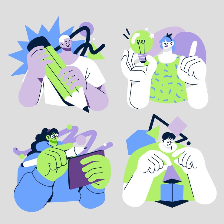 Ilustração de coleção de design desenhada à mão