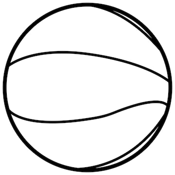 Como desenhar uma bola de basquete 