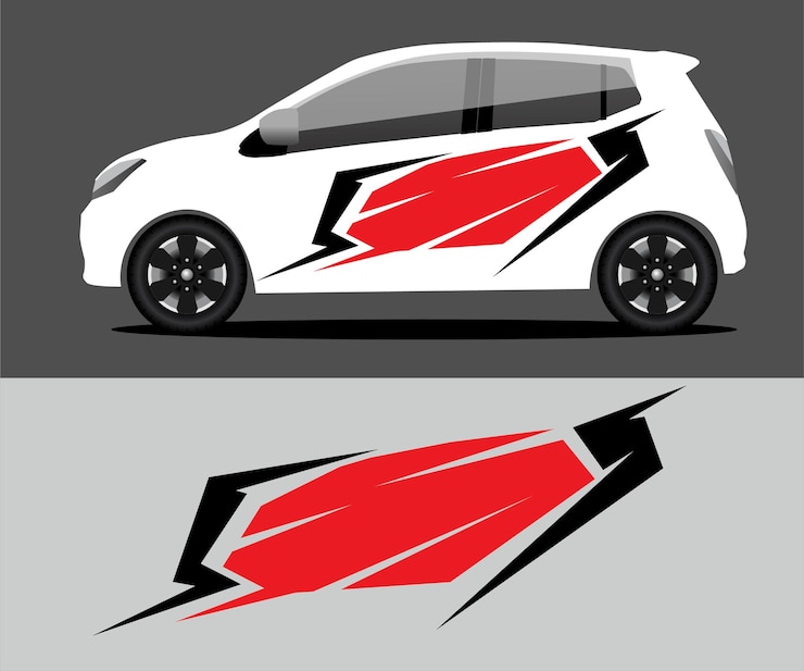 Vetor ilustração de curva de carro de corrida 05_racing car