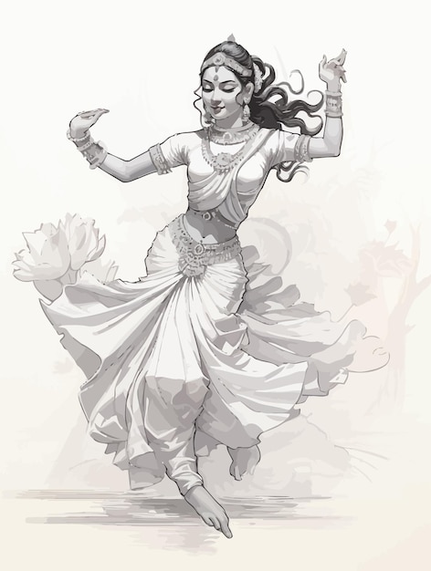 Vetor ilustração de dança 2