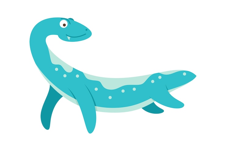 Vetor ilustração de desenho animado de dinossauro ícones de desenhos animados vetoriais dino animal