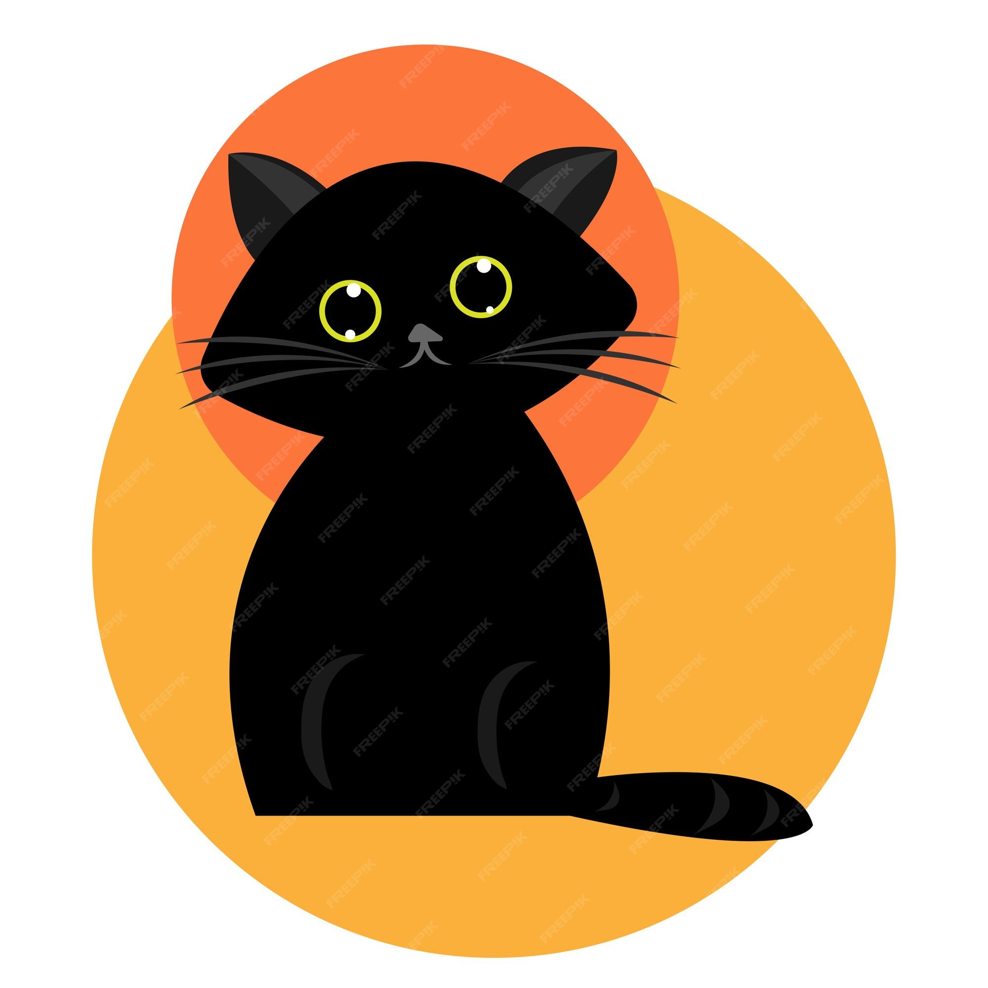 Jogo Do Gato Preto. Coleção Do Animal De Estimação Dos Desenhos Animados  Ilustração do Vetor - Ilustração de desenho, fofofo: 23724107