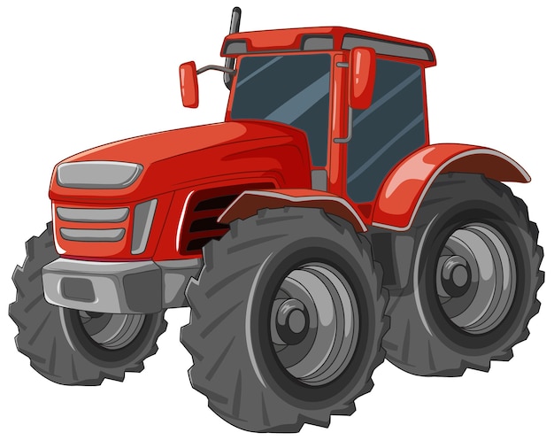 Tractor Tractor Clipart Png - Trator Desenho Vermelho - Free Transparent PNG  Clipart Images Download