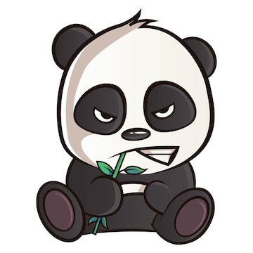 desenho de panda fofo 7916720 Vetor no Vecteezy