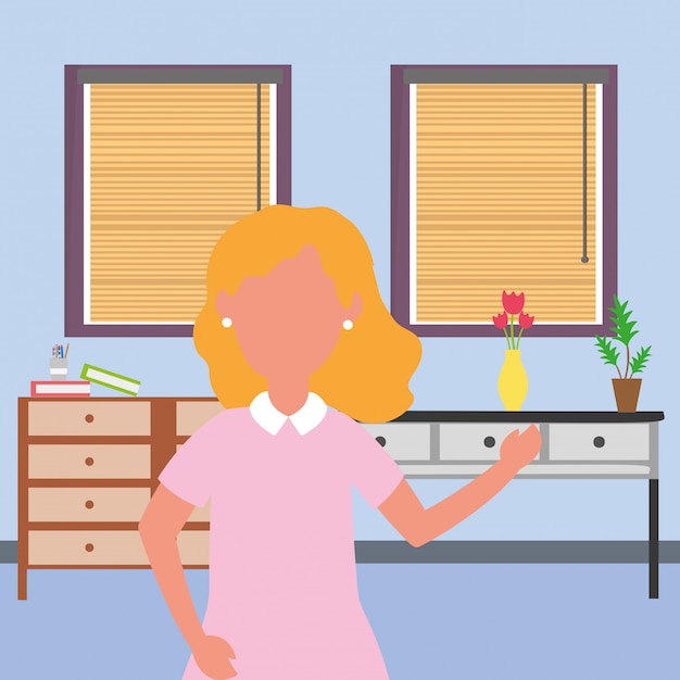 Ilustração de desenhos animados de pessoas felizes casuais