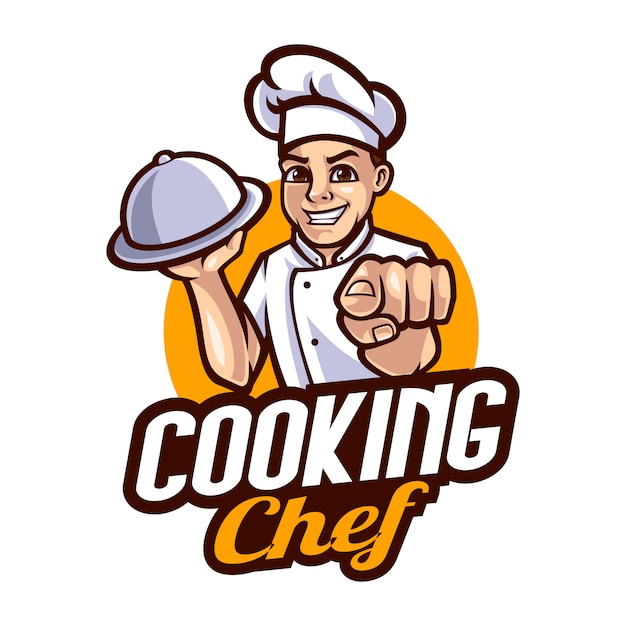 Ilustração de desenhos animados do chef mascote