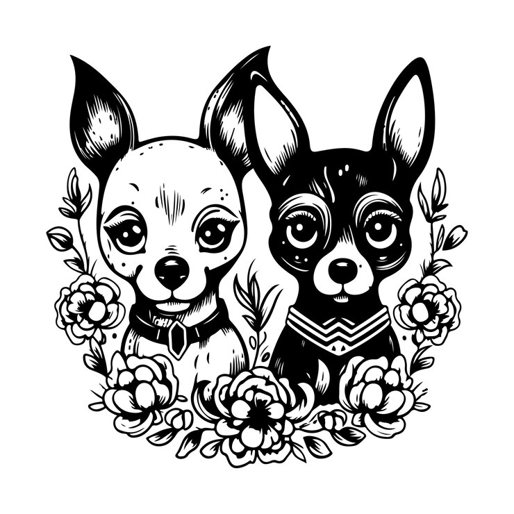 Vetor ilustração de design de cão plano dia de conceito de morte generativo ai