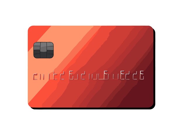 Vetor ilustração de design de cartão de crédito