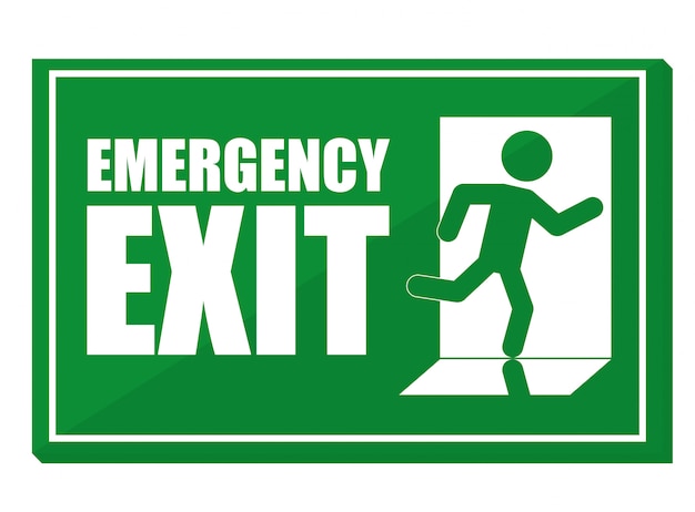 Ilustração de design de emergência