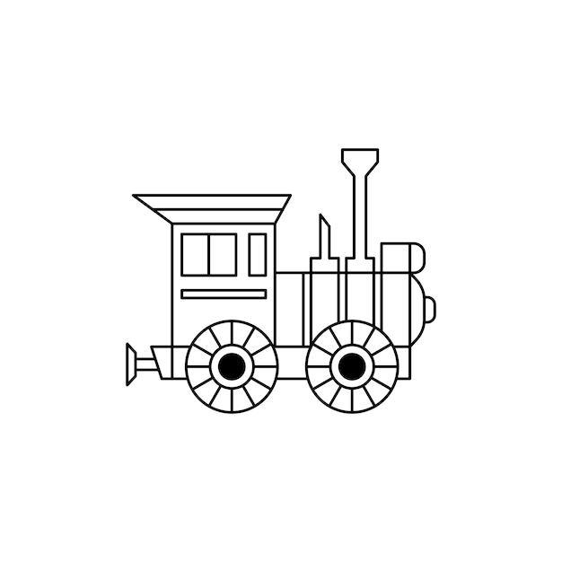 Ilustração de design de ícone de vetor de trem rápido