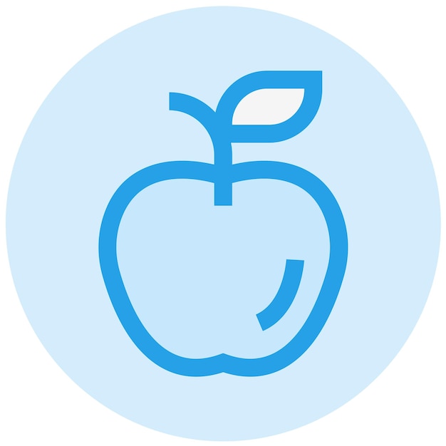 Ilustração de design de ícone vetorial da Apple
