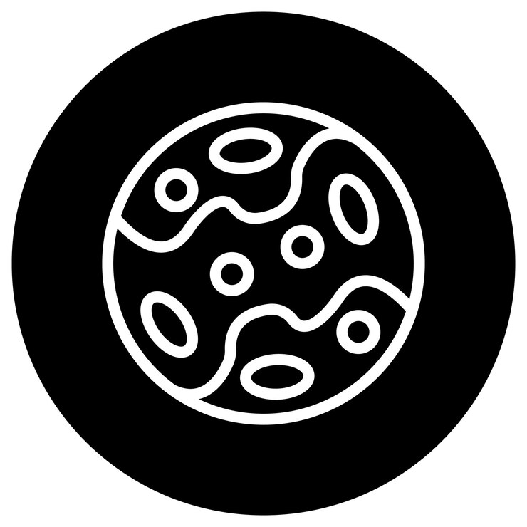 Vetor ilustração de design de ícone vetorial de plutão