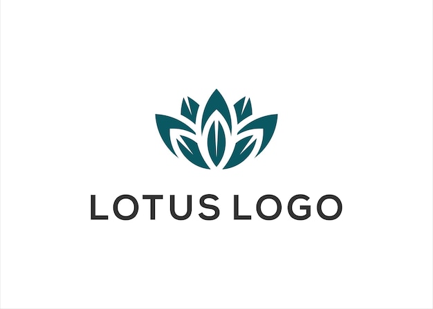 Ilustração de design de lótus de logotipo de negócios de spa