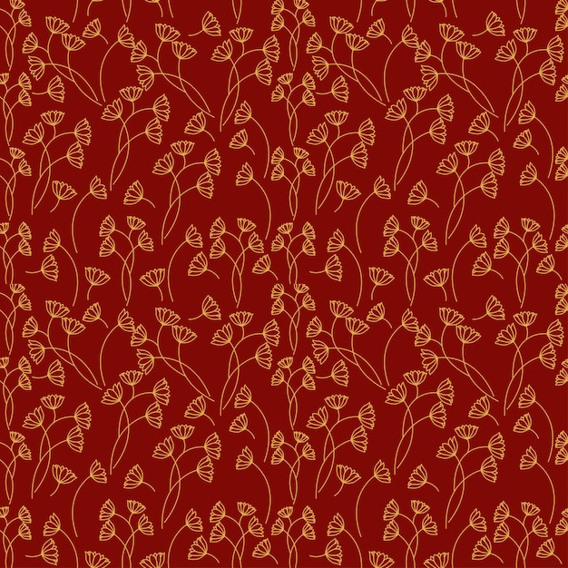 Ilustração de design de padrão têxtil